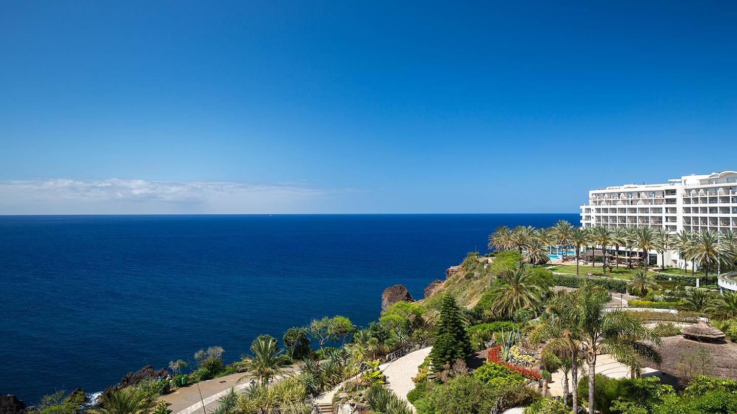Pestana Grand Ocean Resort Hotel Funchal  Exterior foto View of the Atlantic Ocean from the resort